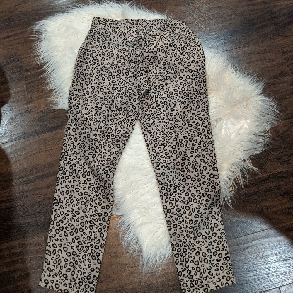 Theory Leopard Print Pants 🐆 size 00 - Picture 4 of 7